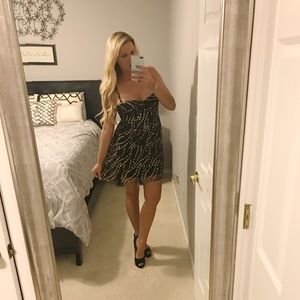 Victoria Secret‎ black & gold dress